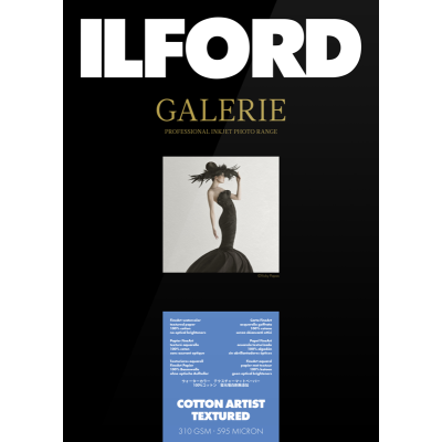 Ilford Galerie Cotton Artist Textured A2 Fotopopierius 310g/m², 25 vnt.
