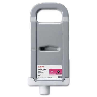 Canon PFI-703M Magenta/Purpurinė plačiaformačio spausdintuvo rašalo kasetė, 700 ml