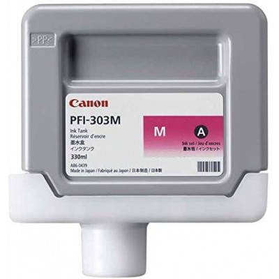 Canon PFI-303M Magenta/Purpurinė plačiaformačio spausdintuvo rašalo kasetė, 330 ml