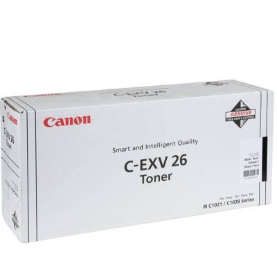 Canon C-EXV26BK Black/Juoda lazerinio spausdintuvo tonerio kasetė, 6000 psl.