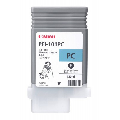 Canon PFI-101PC Photo Cyan/Foto žydra plačiaformačio spausdintuvo rašalo kasetė, 130 ml