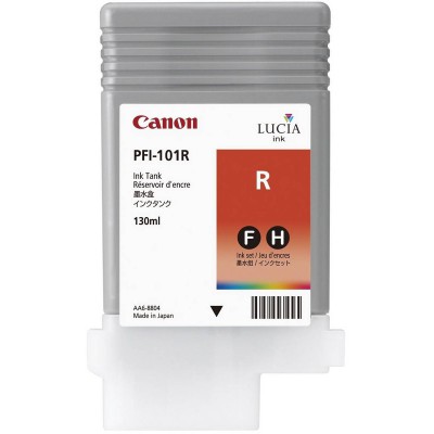 Canon PFI-101R Red/Raudona plačiaformačio spausdintuvo rašalo kasetė, 130 ml