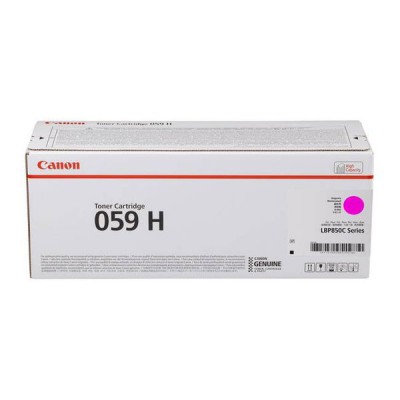 Canon 059H Magenta/Purpurinė lazerinio spausdintuvo tonerio kasetė, 13500 psl.