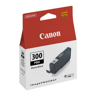 Canon PFI-300PBK Photo Black/Foto juoda rašalinio spausdintuvo rašalo kasetė, 14 ml