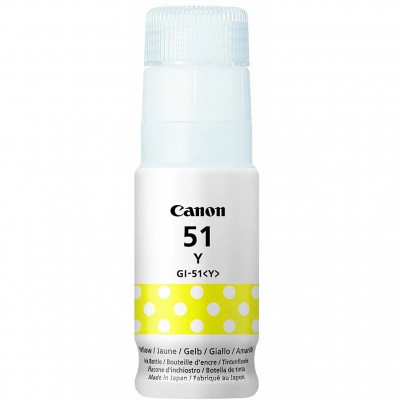 Canon GI-51Y Yellow/Geltona rašalinio spausdintuvo rašalo kasetė, 70 ml