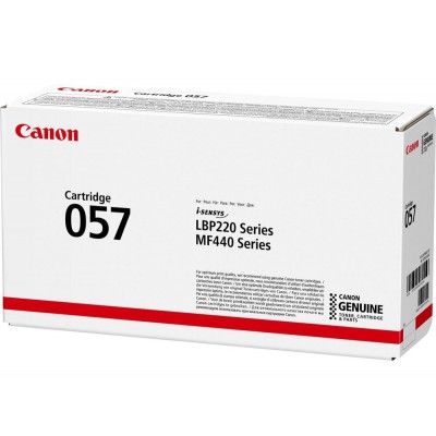 Canon 057 Black/Juoda lazerinio spausdintuvo tonerio kasetė, 3100 psl.