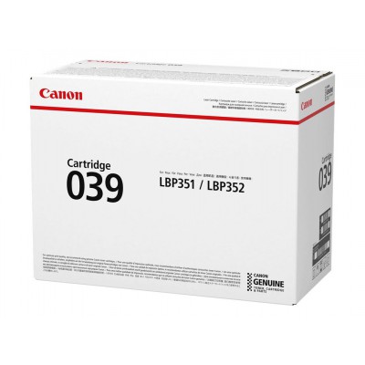 Canon 039 Black/Juoda lazerinio spausdintuvo tonerio kasetė, 11000 psl.