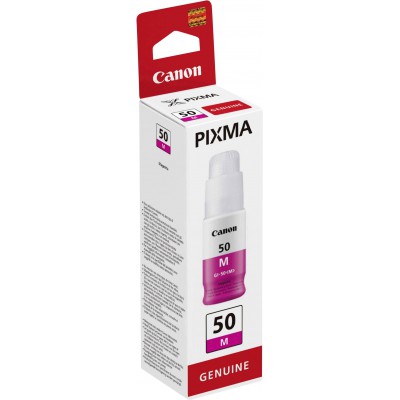 Canon GI-50M Magenta/Purpurinė rašalinio spausdintuvo rašalo kasetė, 70 ml