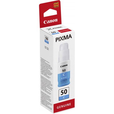 Canon GI-50C Cyan/Žydra rašalinio spausdintuvo rašalo kasetė, 70 ml