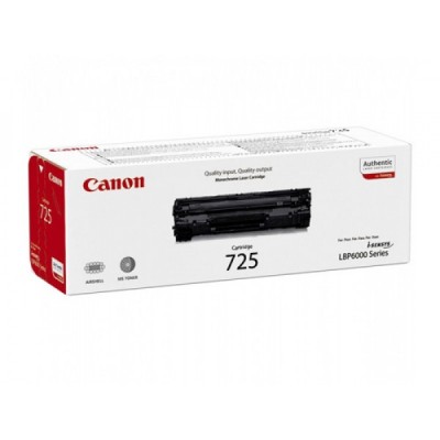 Canon 725 Black/Juoda lazerinio spausdintuvo tonerio kasetė, 1600 psl.