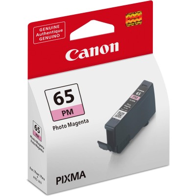 Canon CLI-65PM Photo Magenta/Foto purpurinė rašalinio spausdintuvo rašalo kasetė, 12.6 ml