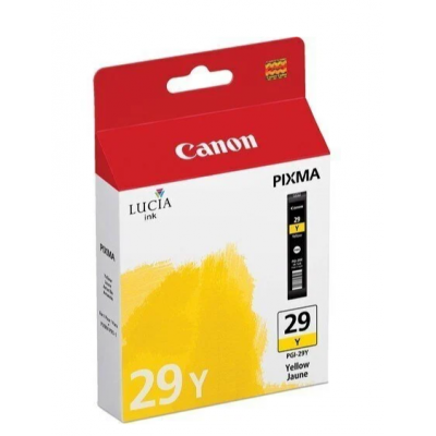 Canon PGI-29Y Yellow/Geltona rašalinio spausdintuvo rašalo kasetė, 36 ml