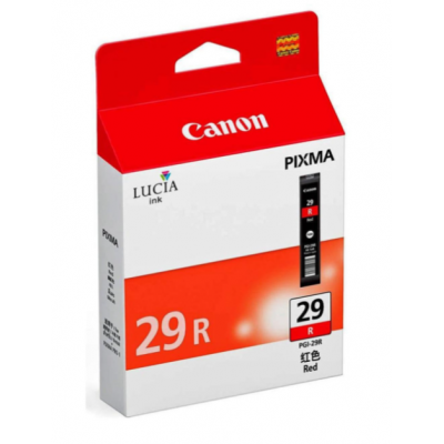 Canon PGI-29R Red/Raudona rašalinio spausdintuvo rašalo kasetė, 36 ml