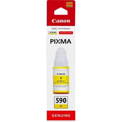 Canon GI-590Y Yellow/Geltona rašalinio spausdintuvo rašalo kasetė, 70 ml