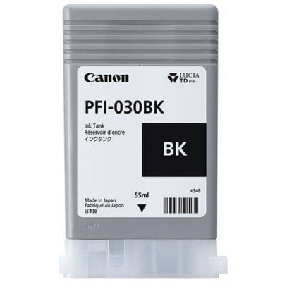 Canon PFI-030B Black/Juoda plačiaformačio spausdintuvo rašalo kasetė, 55 ml