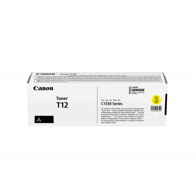 Canon T12Y Yellow/Geltona lazerinio spausdintuvo tonerio kasetė, 5300 psl.