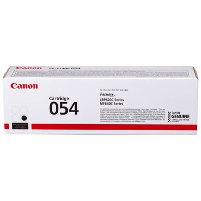 Canon 054 Black/Juoda lazerinio spausdintuvo tonerio kasetė, 1500 psl.