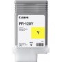 Canon PFI-120Y Yellow/Geltona plačiaformačio spausdintuvo rašalo kasetė, 130 ml