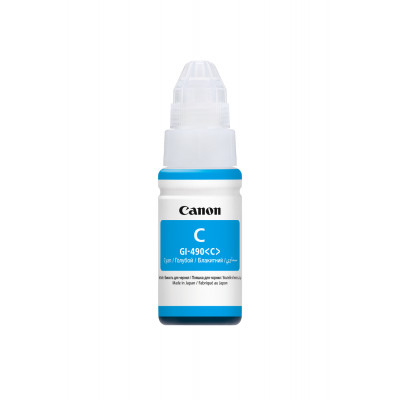 Canon GI-490C Cyan/Žydra rašalinio spausdintuvo rašalo kasetė, 70 ml