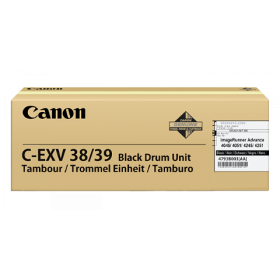 Canon C-EXV38/39 Black Drum Unit/Juodas lazerinio spausdintuvo būgno mazgas, 176000 psl.