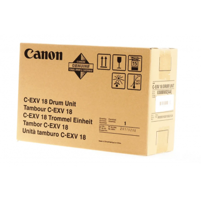 Canon C-EXV18 Black Drum Unit/Juodas lazerinio spausdintuvo būgno mazgas, 26900 psl.