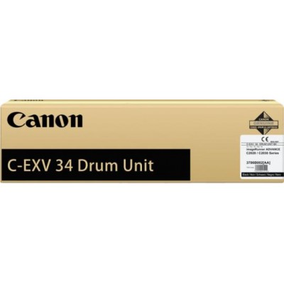 Canon C-EXV34BK Black Drum Unit/Juodas lazerinio spausdintuvo būgno mazgas, 43000 psl.