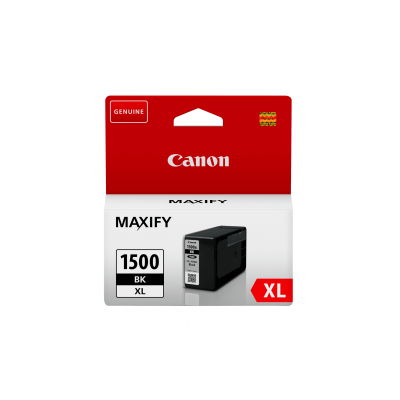 Canon PGI-1500BK XL Black/Juoda rašalinio spausdintuvo rašalo kasetė, didelės talpos, 34.7 ml