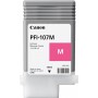 Canon PFI-107M Magenta/Purpurinė plačiaformačio spausdintuvo rašalo kasetė, 130 ml