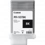 Canon PFI-107BK Black/Juoda plačiaformačio spausdintuvo rašalo kasetė, 130 ml