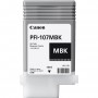 Canon PFI-107MBK Matte Black/Matinė juoda plačiaformačio spausdintuvo rašalo kasetė, 130 ml