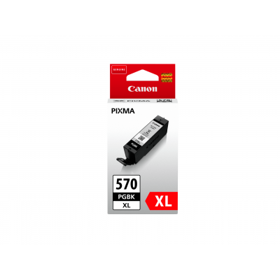 Canon PGI-570PGBK XL Black/Juoda rašalinio spausdintuvo rašalo kasetė, didelės talpos, 22 ml