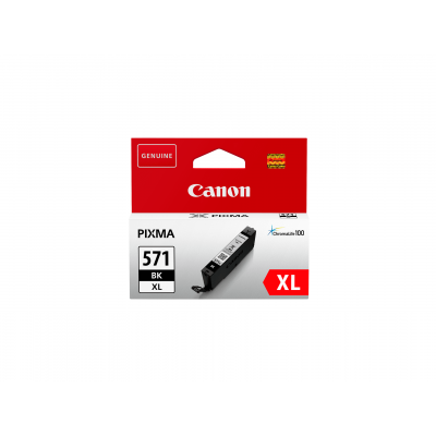 Canon CLI-571BK XL Black/Juoda rašalinio spausdintuvo rašalo kasetė, didelės talpos, 11 ml