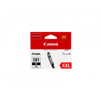 Canon CLI-581BK XXL Black/Juoda rašalinio spausdintuvo rašalo kasetė, didelės talpos, 11.7 ml