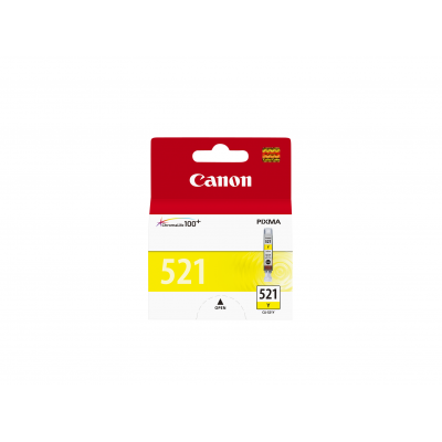 Canon CLI-521Y Yellow/Geltona rašalinio spausdintuvo rašalo kasetė, 9 ml