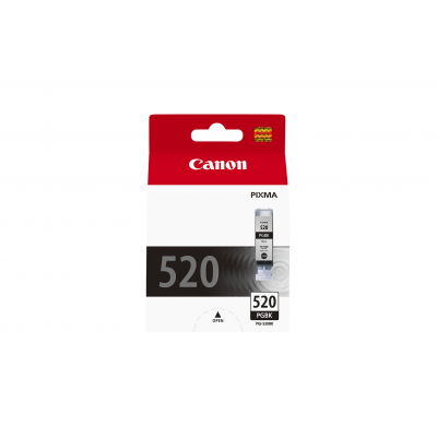 Canon PGI-520BK Black/Juoda rašalinio spausdintuvo rašalo kasetė, 19 ml