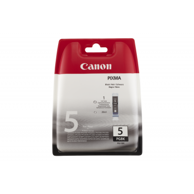 Canon PGI-5BK Black/Juoda rašalinio spausdintuvo rašalo kasetė, 26 ml