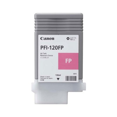 Canon PFI-120FP Fluorescent Pink/Fluorescentinė rožinė plačiaformačio spausdintuvo rašalo kasetė, 130 ml