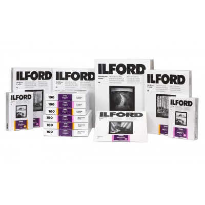 Ilford Multigrade RC Deluxe Glossy 17,8x24 cm Nespalvotas foto popierius 190g/m²,  25 vnt.