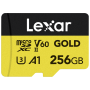 Lexar Atminties kortelė microSDXC GOLD UHS-II/C10/A1/U3 R280/W100 (60), 256GB