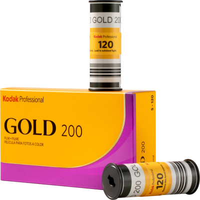 Kodak Spalvota fotojuostelė Professional Gold 200 120, 5 vnt.