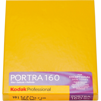 Kodak Spalvota fotojuostelė Portra 160 4x5", 10 vnt.