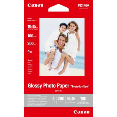 Canon GP-501 Blizgus 10x15 cm fotopopierius 200g/m², 100 vnt.