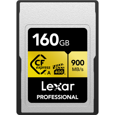 Lexar Atminties kortelė CFexpress Pro Gold R900/W800 - VPG400 (Type A), 160GB