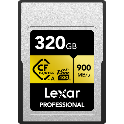 Lexar Atminties kortelė CFexpress Pro Gold R900/W800 - VPG400 (Type A), 320GB