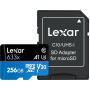 Lexar Atminties kortelė microSDXC 633x UHS-I/A1/U3/10 R100/W45MB (V30), 256GB