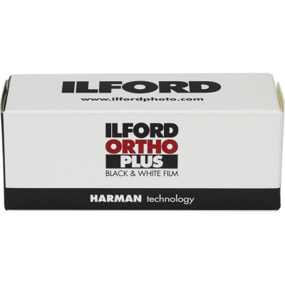 Ilford Nespalvota fotojuostelė ORTHO PLUS 120