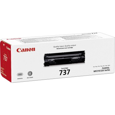 Canon CRG-737 Black/Juoda lazerinio spausdintuvo tonerio kasetė, 2400 psl.