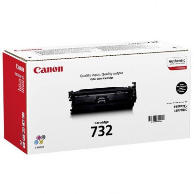 Canon 732BK Black/Juoda lazerinio spausdintuvo tonerio kasetė, 6100 psl.