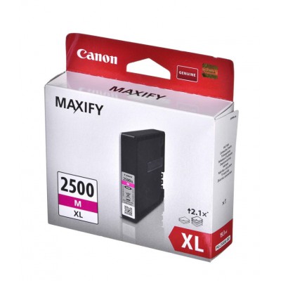 Canon PGI-2500M XL Magenta/Purpurinė rašalinio spausdintuvo rašalo kasetė, didelės talpos, 19.3 ml