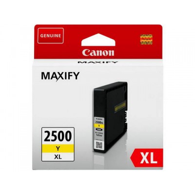 Canon PGI-2500Y XL Yellow/Geltona rašalinio spausdintuvo rašalo kasetė, didelės talpos, 19.3 ml